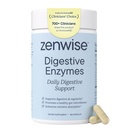 Zewise Health Digestive Enzimes for Gut Health & Bloating Relief - Multizymes Digestion Supplement with Probiotics, Bromelain & Papaya for Digestive Health Support - Men & Women - 180 Count