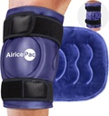 XXL Ice Pack înfăşurare în jurul genunchiului după intervenţia chirurgicală, Reutilizabil Gel pachet mare de gheaţă pentru leziuni, Durere de relief, Umflare, leziuni sportive, 1 ambalaj albastru