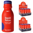 Mai multe Labs Liquid Focus, Nootrop Smart Drink cu puternice antioxidanți și plante adaptogene pentru energie și concentrare, 150mg Cafeina (Pachet de 24)