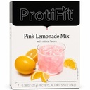 ProtiFit - suc de pudră cu aromă de proteine mari, 15g proteine, calorie scăzut, zahăr fără, proteine ideale Compatibile, 7 serviri per cutie (Limonadă roz)