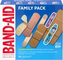 Bandaj Band-Aid Bandaj adeziv de familie Pachet de varietăţi în dimensiuni asortate Având în vedere blocul de apă Flex, ţesătură flexibilă, Skin-Flex, Bandaje de caractere dure & Pixar, 110 ct
