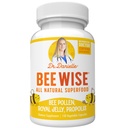 Dr. Danielle's Bee Wise - Bee Polen Supplement - Bee Well with Royal Jelly, Propolis, Beepollen in 4 Daily Bee Polen Capsules