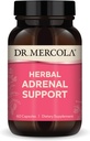 Dr. Mercola Herbal Adrenal Support, 30 Servings (60 capsule), Supliment alimentar, Mood and Stress Management, Non-GMO