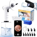 Îndepărtarea urechii, Curățarea urechii Kit, Curățarea urechii cu apă, cu 3 Moduri de presiune 12 Sfaturi de înlocuire, Sistem de irigare a urechii Flushing, Instrument sigur și eficient de îndepărtare a urechii (Negru)