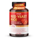 Ultra Red Yeast Rice cu CoQ10, Omega 3 Niacina, Vitamina D3 pentru general bine-Being, Sistemul imunitar de suport - SUA Made & Testat (150 Conte (Pachetul de 1))