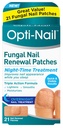 Opti-nail Fungic unghii de reînnoire patch-uri - 21 patch-uri, tratament de noapte-timp îmbunătățește aspectul unghiilor în timp ce dormi