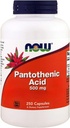 Acum alimente, Acid pantonic, 500 mg, 250 capsule