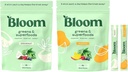 Bloom Nutriție Super Verzi Pulbere Stocare Stuffer Stick Packs - Mango & Coconut