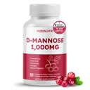 D-Mannose cu Cranberry, Uva Ursi, Hibiscus, Ginger, Black Pepper - Suporturi pentru tractul urinar Sănătate, Bladder Cleanse - Făcut și testat în Statele Unite ale Americii