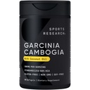 Sports Research Garcinia Cambogia Extract (60% HCA) cu Extra Virgin Organic Nucă de cocos Ulei de cocos 