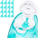 FireAnt Silicon Pods Saline Refills Accesorii compatibile cu Nasal Care Navage, 16 Pack Silicon Saline Reumple inlocuiri, usor de operat (Light Blue 16 Packs)