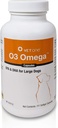 VetOne O3 Gel moale Omega pentru câini de talie mare - Suport esenţial acid gras - Skin & Coat Supliment - 250 capsule