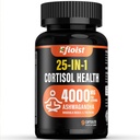 Cortizol Health Supplement, 25-in-1 Cortizol Reductor pentru femei si barbati, Cortisol Suplimente pentru cu Ashwagandha, Rhodiola Rosea, L-Theanină, 9 capsule