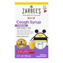 Zarbee's Baby Honey Tuse Sirop + Imuna pentru Bebelusi 12-24 luni, Sirop de tuse sigura si eficienta cu miere inchisa si zinc pentru suport imun*, Drug & Alcohol-Free, Cherry, 2 fl. oz