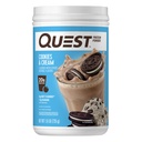 Quest Nutrition Cookies & Cream Proteine Powder, 20g Proteine, 1g Sugar, Low Carb, Gluten Free, 1.6 Pound, 24 Servings