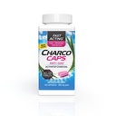 Charcocaps Relief rapid de gaz de acţiune pentru balonare şi flatulenţă, Detoxifiere fără droguri Formula Charcoal activat, 100 capsule, 30 zile de aprovizionare, roz