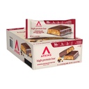 Atkins Ciocolata Unt de arahide Proteina de masă Bar, Fibră mare, 16g Proteina, Zahăr scăzut, 3g Net Carb, Carb scăzut, Keto Friendly, 12 Conte