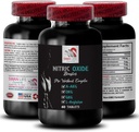 A-AKG - NITRIC OXIDE BOOSTER - suplimente de oxid nitric pentru bărbați, energie de exercițiu, puterea pompei, formula de fitness, formula de rezistenta, focalizare de performanță, amestec de energie, impuls de putere 1 flacon 60 comprimate
