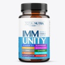 10-In-1 Supliment de sprijin imun: Boostere imune pentru adulți și copii de apărare zilnic imunitate cu cheie Sistem imunitar Vitamine Zinc, vitamina C și D, Plus Elderberry, Querbetin, echinacea & More, 60 Capace