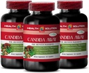 Supliment de sprijin pentru imunitate - Candida Away Plus - Candida Digestive - Candida Curatenia Extra Putere - Digestive Pilula - Candida Curatenie pentru Femei si Barbati - Candida Overgrowth - 3 Sticle 180 Capsule