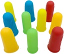 Silicon Deget Protector, JDWG 10 buc Degetul acoperă Degetul Cots, Hot Glue Gun Caps, Deget mâneci, Mare pentru Degetul Declanșator / Degetul Cracking / Degetul Artrita / Degetul Callus. (CuloriMix)