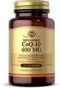 Solgar Megasorb CoQ-10 400 mg, 30 Softgels - Suportă funcția creierului - Coenzima Q10 Supliment - Absorbție îmbunătățită - Gluten gratuit, lactate - 30 Serviri