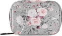 Watercolor Flower Pill Box 7 zile Pill Case de călătorie Pilulă Organizator sac cu Zipper Portabil Weekly Vitamina medicament Holder Pouch Bag