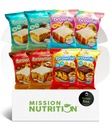Prime Bites Proteine Brownies Variety Pack Blondii - Proteina mare (19g), Colagen & Proteina Whey, Zahăr scăzut - 8 Conte Snack & Cadou Box