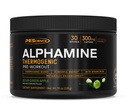 Pescience Alphamine Pre Workout termogenic, Fat Burner Pre Workout Pulbere de energie cu L-Carnitina, Sour Green Apple, 60 Scoops