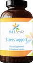Suport de stres RHMD - Triple Ashwagandha Root & Leaf Extract Adaptogenic - non-GMO (30 capsule)
