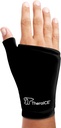 TheraICE Wrist Ice Pack Wrap Degete Brace pentru ambele mâini pentru terapie fierbinte și rece - Manusa moale reutilizabil pentru leziuni, Carpal Tunnel, Artrita, De Quervain lui Tenosinovita - se potrivește cei mai mulți bărbați - L/XL