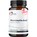 Design-uri pentru sănătate Monolaurin-Avail - 1000 mg Glicerol Monolaurat + vitamina C cu lecitină de floarea-soarelui pentru a spori absorbţia monolaurin - non-GMO + Gluten supliment de sprijin imun gratuit (120 capsule)