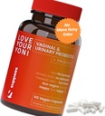 Probiotice vaginale şi prebiotice pentru femei - Suport Vaginale Sănătate şi pH Balanţa - Femei Probiotice pentru Vaginoza bacteriană - Îngrijire feminină şi vaginală - 60 Capsule