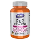 now Foods Sports Nutrition, R&R Rest and Repair, Recovery*, Promovează somn odihnitor*, Conserve Lean Mass, Reduce Post-Working Soreness*, Vegan, NGMO, 90 Veg Capsule