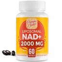 2000 MG NAD Supliment, Liposomal NAD+ cu absorbţie ridicată, mai eficient decât Nicotinamida Ribozidă, Pure & Plus Booting Supliment, Aging Defense, Metabolism & Cellular, 60 softgels