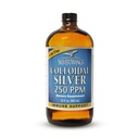 Natural Path Aripi de argint coloidal lichid de argint - îmbunătățit supliment de sprijin imun - 250ppm (1250mcg) - 32oz