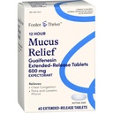 Congestia toracică Foster & Thrive Mucus Extended Release, 600 mg Guaifensin Relieves Congestia toracică cauzată de excesul de Mucus (compară cu Mucinex 12 Hour Extended Release), 40 comprimate