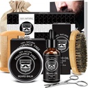 BALE DUMNEZEU Barbă Kit w / Ingrediente naturale, Potrivit pentru toate pielea, Cadouri de naştere 