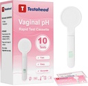 Specializat Femeie pH-ul vaginal echilibru stick-uri de testare 10 piese, kit de detectare a infectiei ureice, testul BV, Proiectat pentru femei, sigure și igienice