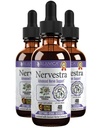 Nervestra Nerve Health Supplement - Fast-Absorbing Herbal Liquid Formula - Turmeric, White Willow Bark, B-Vitamins, Alfa Acid lipoic, Acetil-L-Carnitina și mai mult