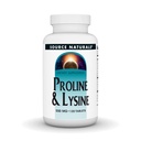 Naturals sursă Proline & Lysine, 550 mg - 120 comprimate