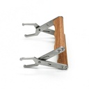 WEICHUAN Bee Hive Frame Grip - inox din oțel apicol cadru Gripper, Holder și instrument de ridicare cu mâner din lemn pentru Beekeeper