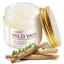 Wild Yam Cream Organic for Hormone Echilibrul, 2.1 oz Organic Wild Yam Cream Root pentru femei - Promovarea Perimenopauza si Menopause Suport - Balsam de sanatate w/Nu Parabens pentru Comfort & Wellness