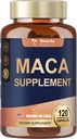Totaria Maca Root Supplement, 120 capsule Vegan, 60 zile de aprovizionare