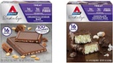 Atkins Endure Crunchalicious Chocolate Bar 16 Count & Chocolate Coconut Bar 16 Count Bundle