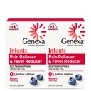 Genexa Ingrediente preferate pentru sugari Acetaminofen curat pentru sugari Pediatrian Pain Reliever & Fever Reductor pentru bebeluși 