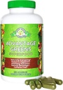 Avantaj Greens Superfood - Promotor de energie - Iarbă de grâu, Barley Grass, Spirulina, Spanac, Chlorella, Sfecla, Supliment Kale (150 Cap)
