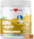La fel pentru câini - 90 de Chews moale - S-Adenosyl-L-Metionina, Suplimentul hepatic - sanatatea creierului, Promoveaza suport cognitiv, suport hepatic (La fel si Silybin Soft Chews)