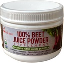 Red Ace 100% Certified Organic Beet Supplement Powder/Nitricoxide Booster/Ajută la rezistență, fără zahăr adăugat, non OMG, 5.3 oz borcan
